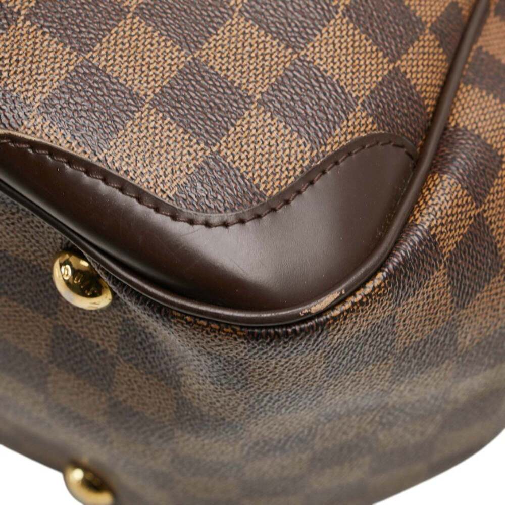 LOUIS VUITTON Authentic Brown Damier Leather Bag - Picture 6 of 13